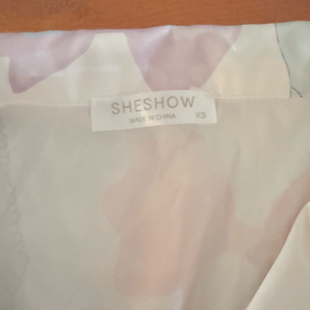 Women’s Sheshow Pajamas with Pink and Blue Bow Design - Picture 4 of 6